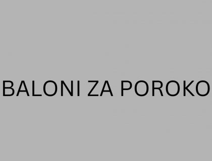 BALONI ZA POROKO