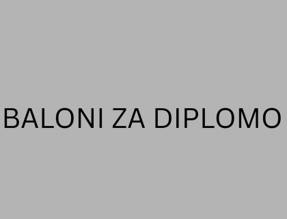 BALONI ZA DIPLOMO
