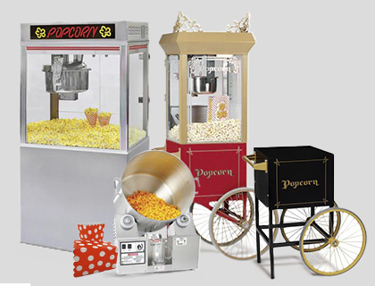 POPCORN - STROJI, SUROVINE, EMBALAZA