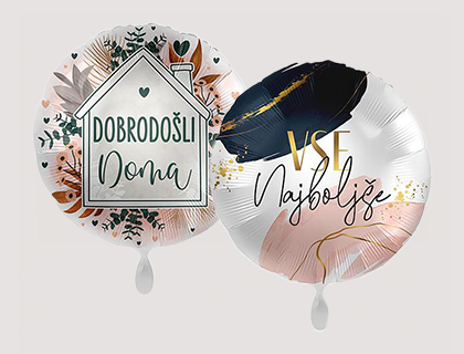 POTISKANI BALONI V SLOVENSKEM JEZIKU ZA RAZLIČNE PRILOŽNOSTI