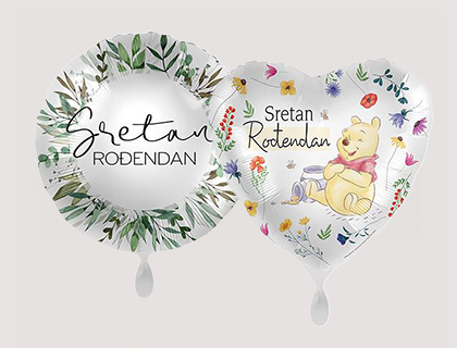 POTISKANI BALONI V HRVAŠKEM JEZIKU