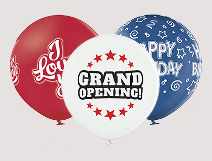 TEMATSKO POTISKANI BALONI B250 IN B350