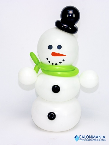 Balon dekoracija Snjegović 