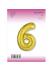 GOLD slim baloni brojevi