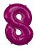 PINK BALON BROJ na helij