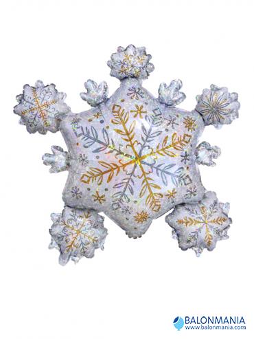 Balon za bor Blještava pahulja 