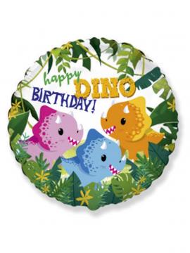 FOLIJA BALON TRICERAPTORS BIRTHDAY
