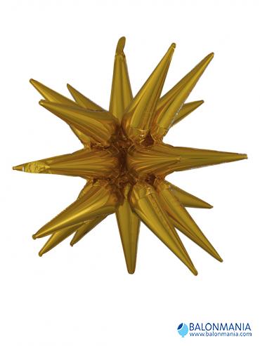 Velika gold zvijezda balon folijski