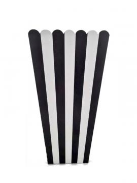 Kutije za popcorn A3 BLACK STRIPES 3L