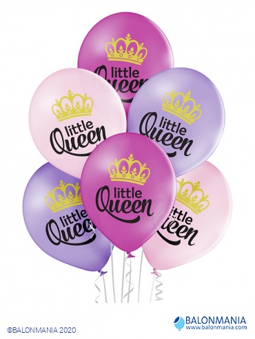 Balon lateks Little Queen 6 kom.