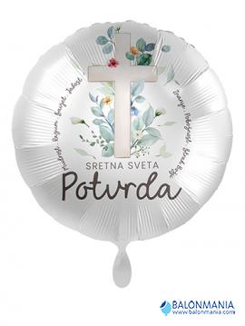 Helijski balon Sretna sveta potvrda