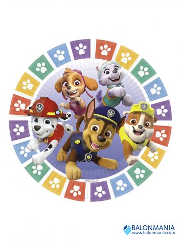 Tanjuri Paw Patrol 23cm papirnati