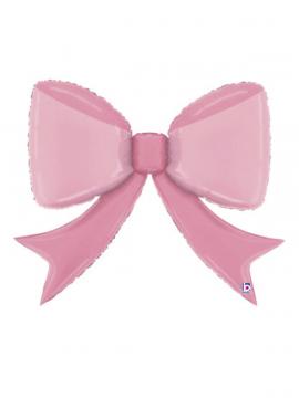 Folijski balon u obliku mašne - pink