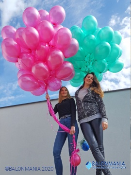 METALIK baloni lateks po boji 30 cm (6 kom)