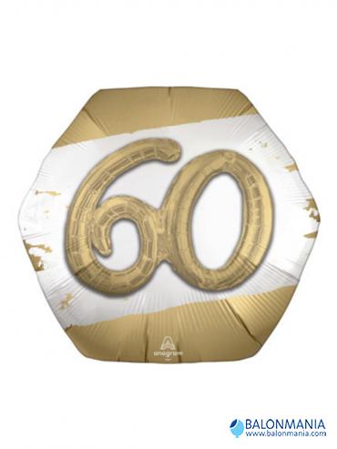 Balon broj 60 multibalon na helij