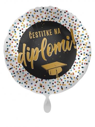 Folijski balon "Čestitke na diplomi!"