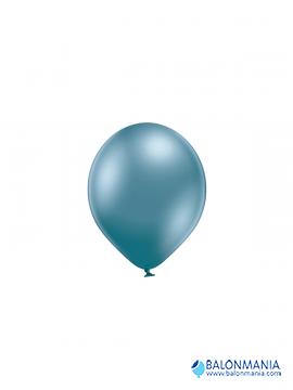 BALON LATEX GLOSSY BLUE - 12CM - 5" - 1l