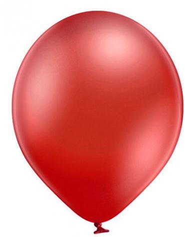 GLOSSY BALON RED - 43CM - 17" - 36l