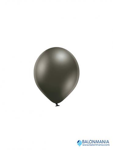 GLOSSY BALON ANTRACIT SIVI - 12CM - 5" - 1l