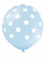 Točkice plavi Jumbo balon lateks 60 cm
