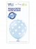 Točkice plavi Jumbo balon lateks 60 cm