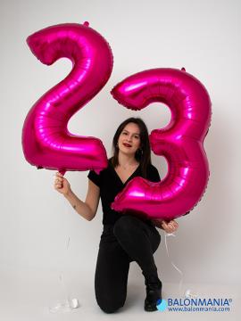 PINK BALON BROJ na helij