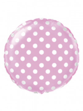 FOLIJA BALON PINK TOČKICE