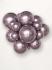 GLOSSY pink baloni lateks 30cm (50 kom)