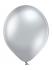 GLOSSY srebrni baloni latex 30cm (50 kom)