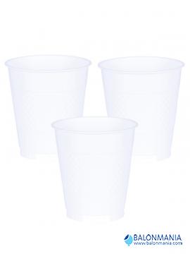 Bijele čaše 355ml plastične 10/1 