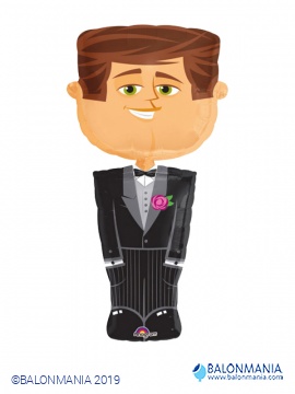 Mladoženja GROOM AirWalker balon folijski