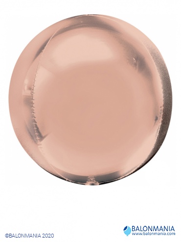 Orbz "Rose Gold" Foil Balloon. G20. verpackt 38 x 40cm