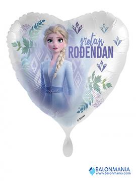 Helijski balon Sretan rođendan s Elsom