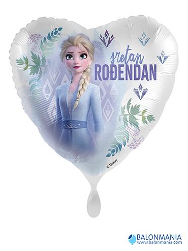 Helijski balon Sretan rođendan s Elsom