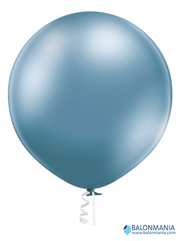 Glossy BLUE balon lateks jumbo 60 cm