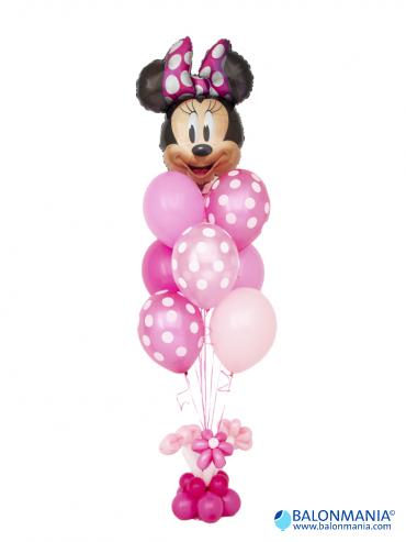 Buket balona na helij Minnie Mouse Premium