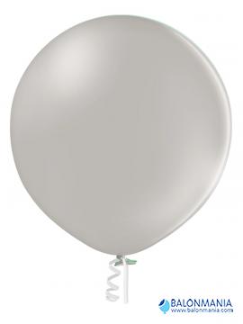 Soft sivi pastel jumbo balon 60cm 