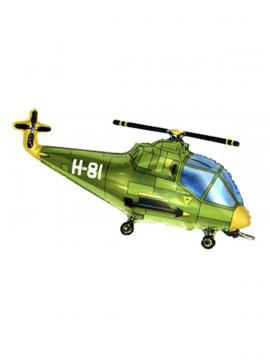 FOLIJA BALON HELICOPTER GREEN