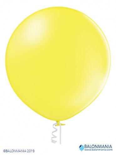 PASTEL BALON ŽUTI 43CM - 17" - 36l