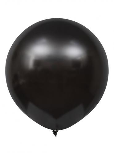 Crni jumbo XL balon lateks - 90cm - 36" - 360l
