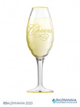 Ča&scaron;a za &scaron;ampanjac veliki balon folijski