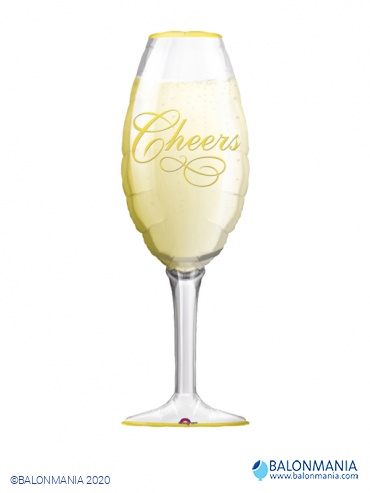Čaša za šampanjac veliki balon folijski