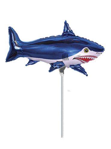 FOLIJA BALON SHARK BLUE MINI