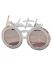 Party naočale THE BRIDE Silver w. Pearls
