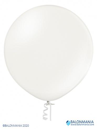 PASTEL BALON BIJEL - 43CM - 17" - 36l