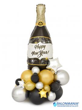 Novogodišnja dekoracija iz balona Happy New Year