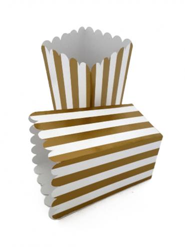 Ambalaža za popcorn A1 gold stripes 0,75L