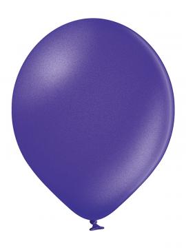 Ljubičasti baloni metal lateks 30cm (50 kom)